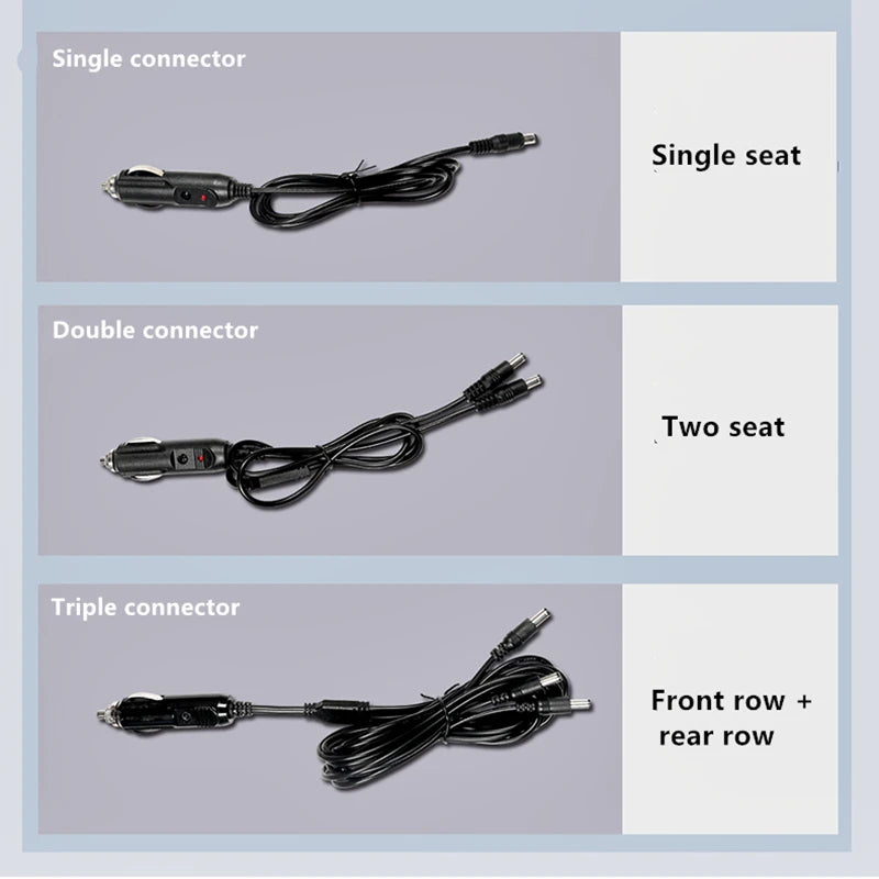 2019 new car heating cushion winter single seat warm car electric double car seat cushion 12v car with winter tweezers