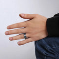 2025 Fashion Couple Wedding Band Valentine's Day Gift Charm Zirocon Rings Set For Women Trendy Stainless Steel Men Rings