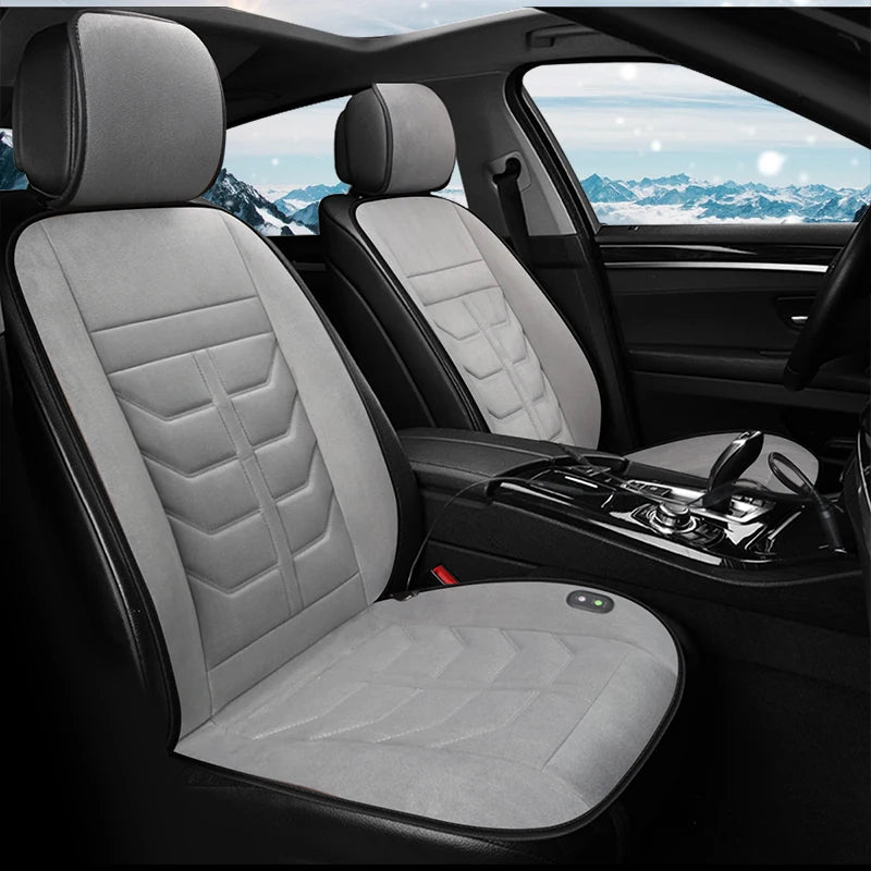 2019 new car heating cushion winter single seat warm car electric double car seat cushion 12v car with winter tweezers