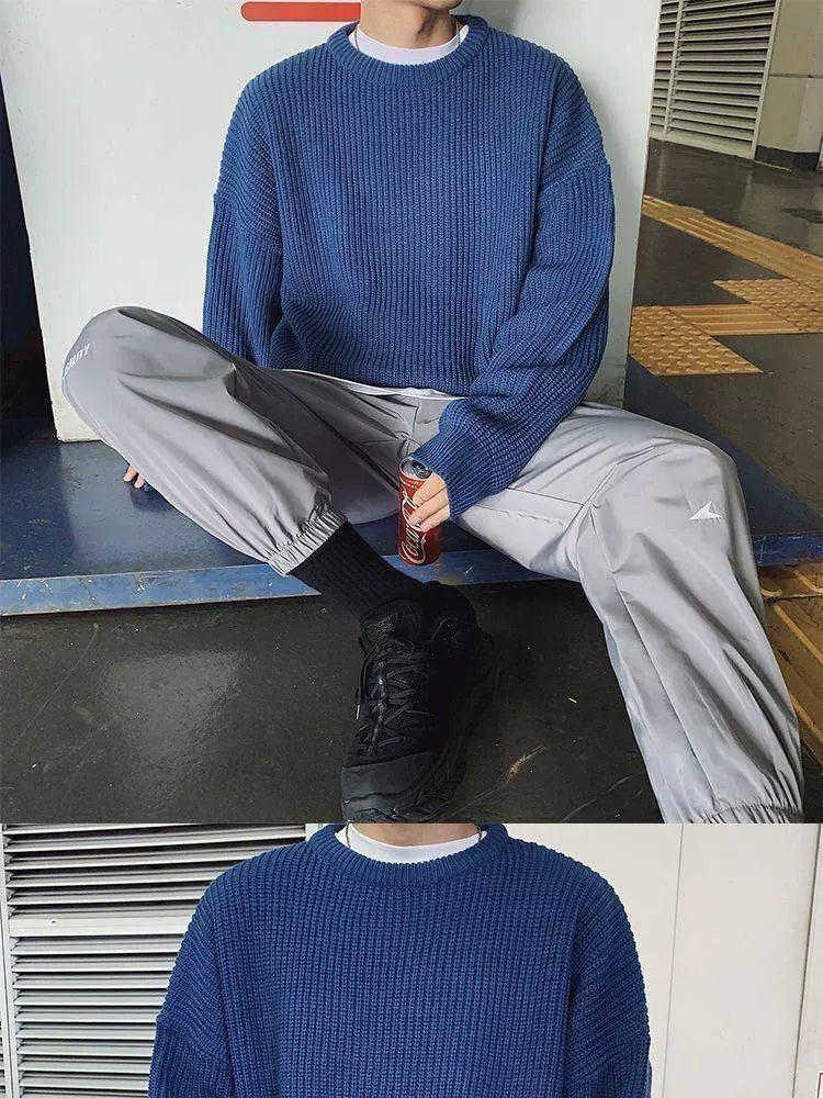 Men Sweaters Winter Fashion Pullovers Knitted Sweater Jumper