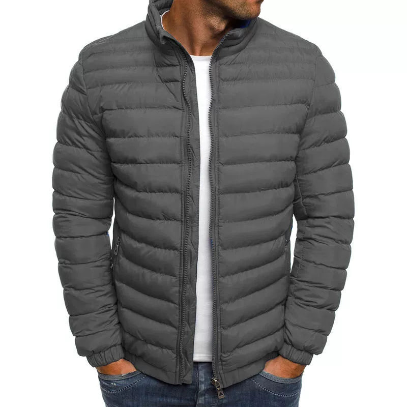 Men's Lightweight Warm Coat Cotton-Padded Jacket Winter