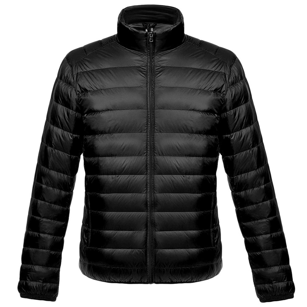 Men Winter Thermal down Jacket Ultra Light Coats Youth down Jacket