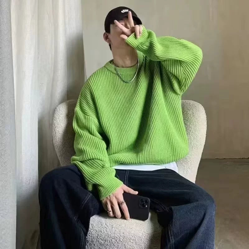 Men Sweaters Winter Fashion Pullovers Knitted Sweater Jumper