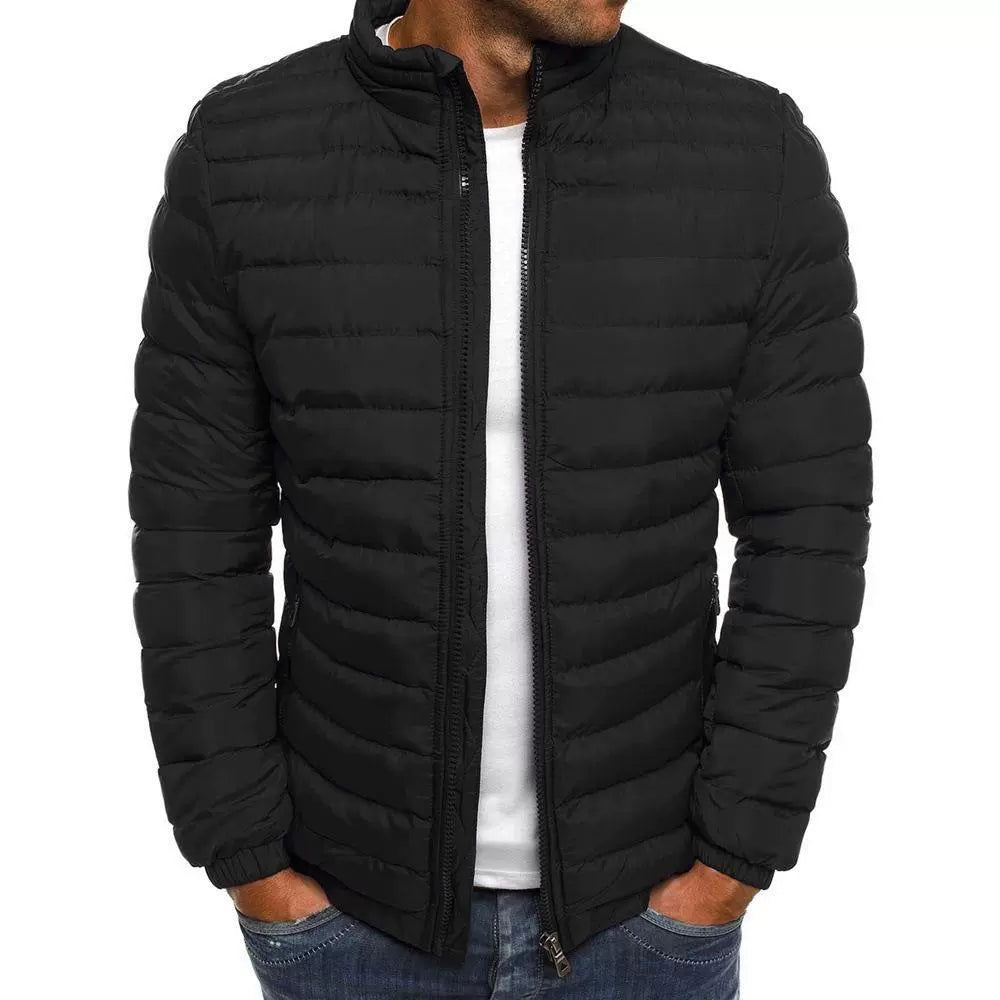 Men's Lightweight Warm Coat Cotton-Padded Jacket Winter