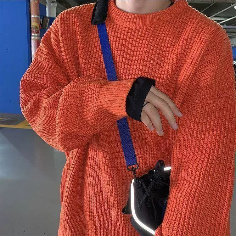 Men Sweaters Winter Fashion Pullovers Knitted Sweater Jumper