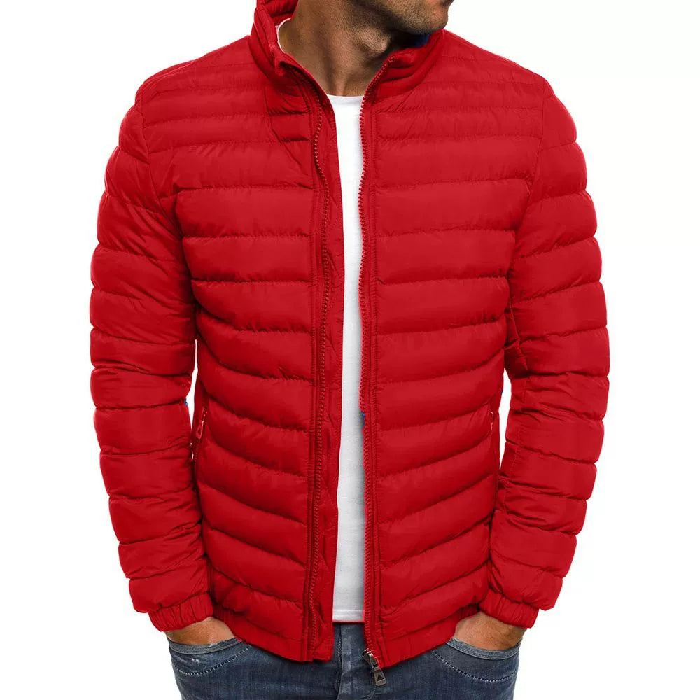 Men's Lightweight Warm Coat Cotton-Padded Jacket Winter
