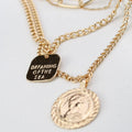 INS Women's Fashion Personality Hipster Metal Necklace