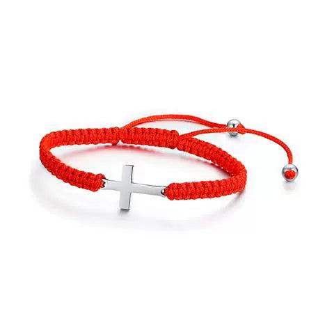 INS Pair of Black Engraving Is Possible Woven Bracelets