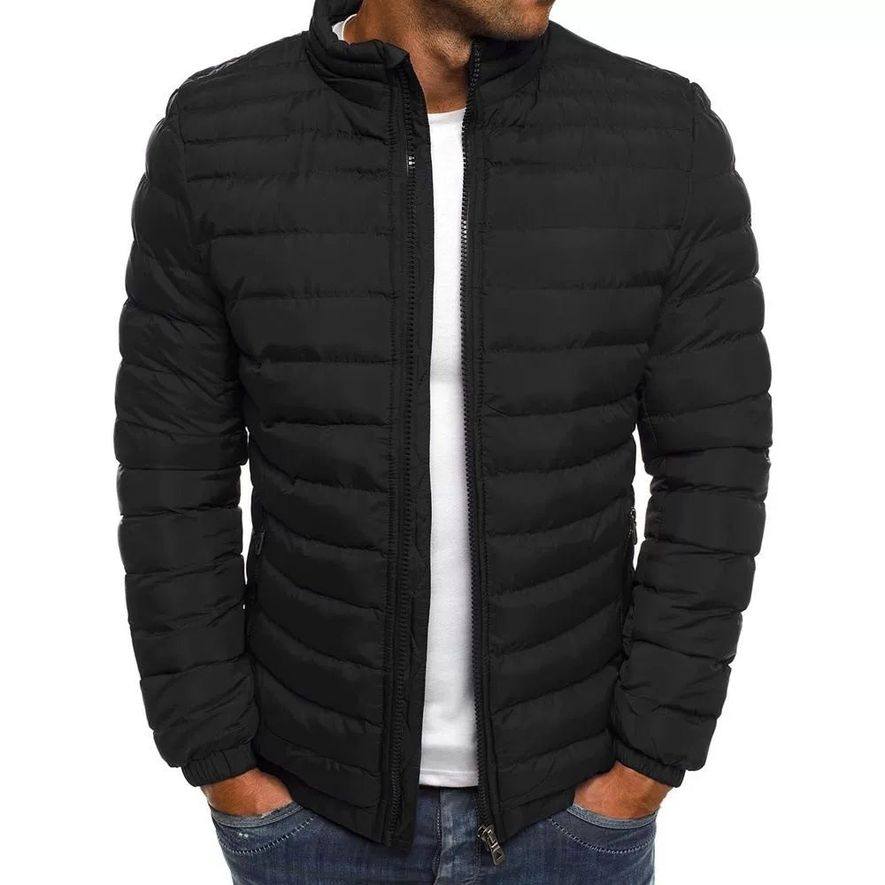 Men's Lightweight Warm Coat Cotton-Padded Jacket Winter