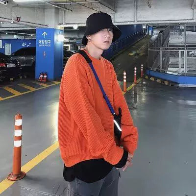 Men Sweaters Winter Fashion Pullovers Knitted Sweater Jumper