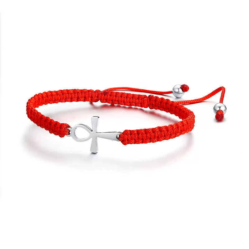 INS Pair of Black Engraving Is Possible Woven Bracelets