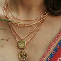 INS Women's Fashion Personality Hipster Metal Necklace