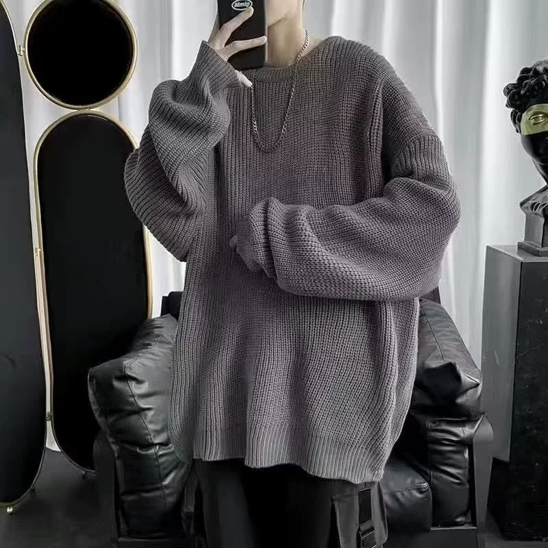 Men Sweaters Winter Fashion Pullovers Knitted Sweater Jumper