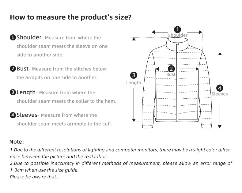 Men's Lightweight Warm Coat Cotton-Padded Jacket Winter