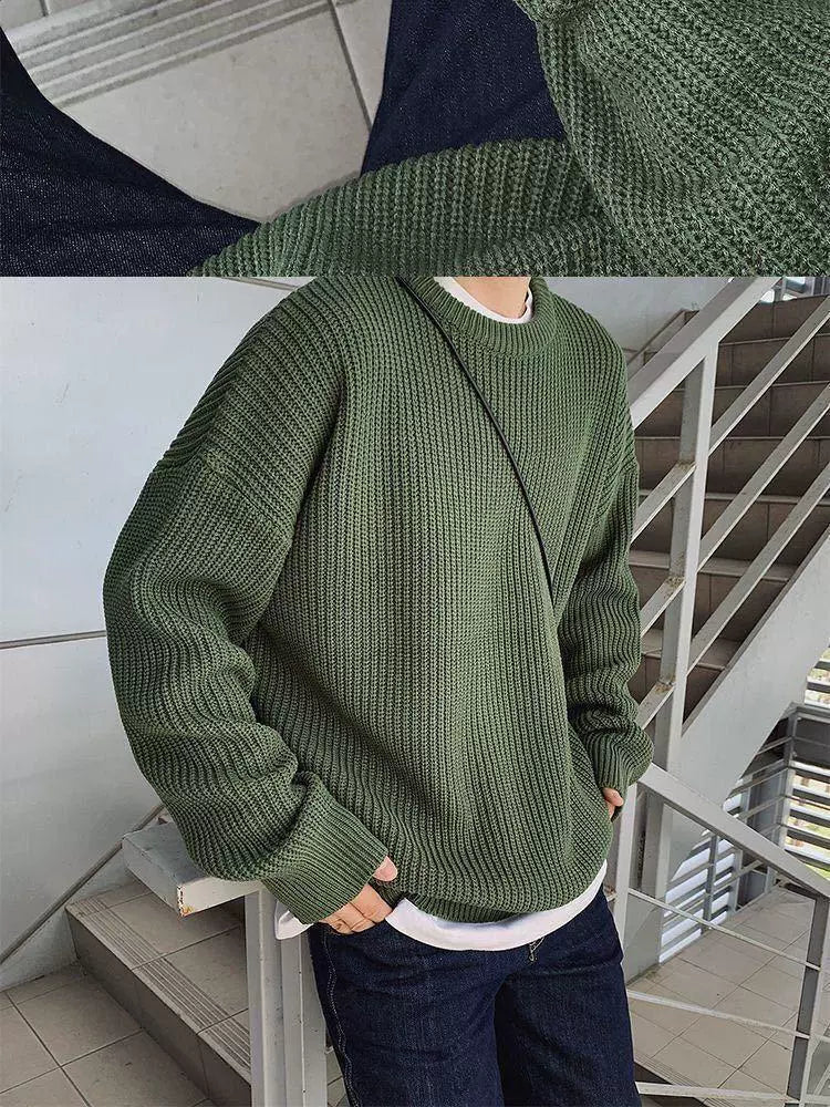 Men Sweaters Winter Fashion Pullovers Knitted Sweater Jumper