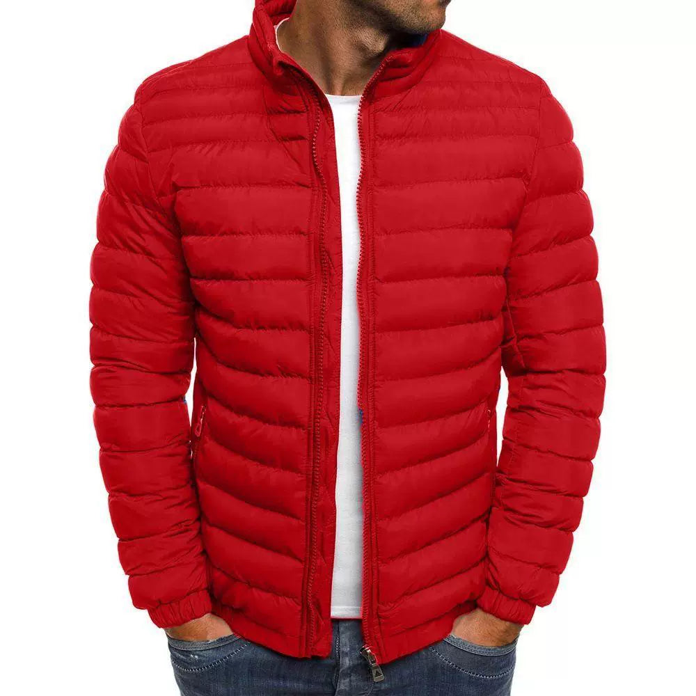 Men's Lightweight Warm Coat Cotton-Padded Jacket Winter