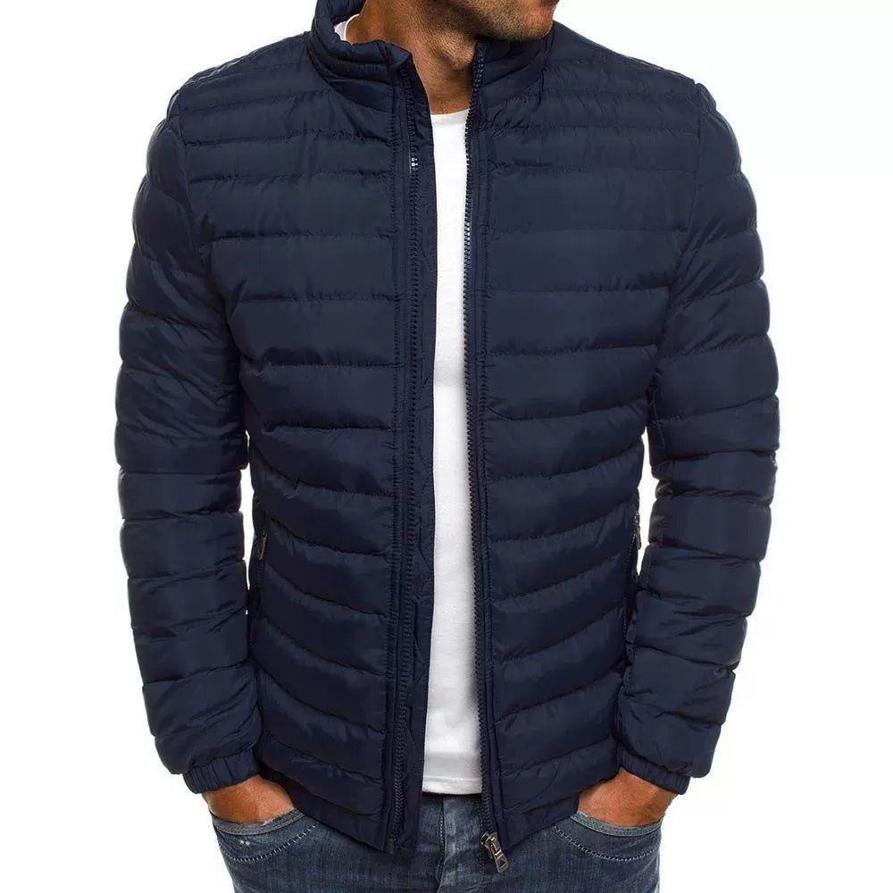 Men's Lightweight Warm Coat Cotton-Padded Jacket Winter