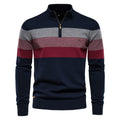 Business Stand Collar Pullover Knitted Sweater