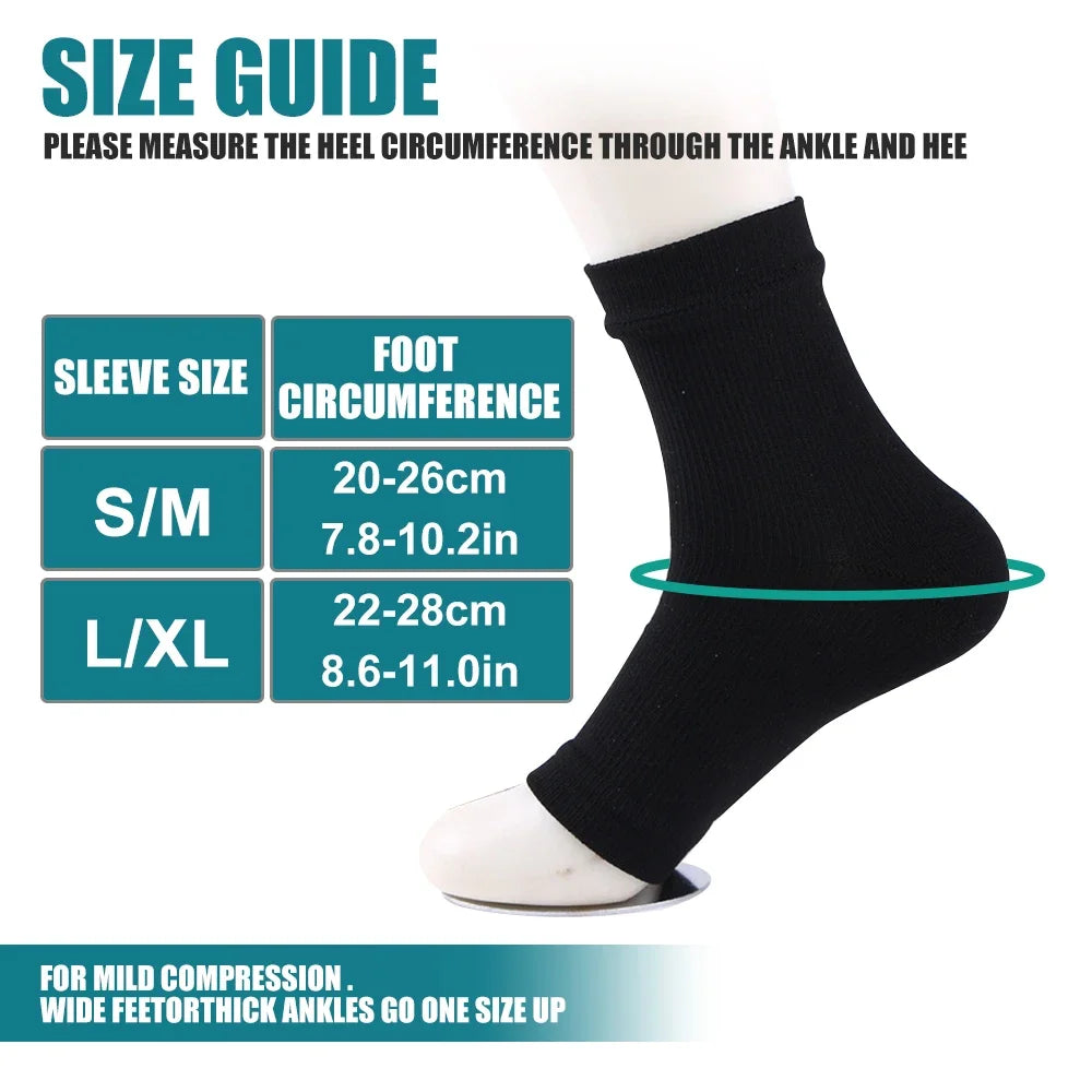 1Pair Neuropathy Socks for Women and Men,Soothe Compression Socks for Neuropathy Pain,Ankle Brace Plantar Fasciitis Socks