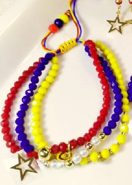 handmade Venezuela beaded bracelet, Venezuelan jewelry