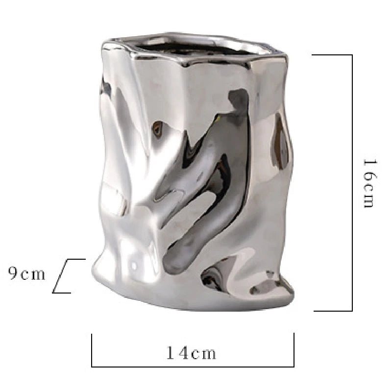 Nordic Ceramic Irregular Vase