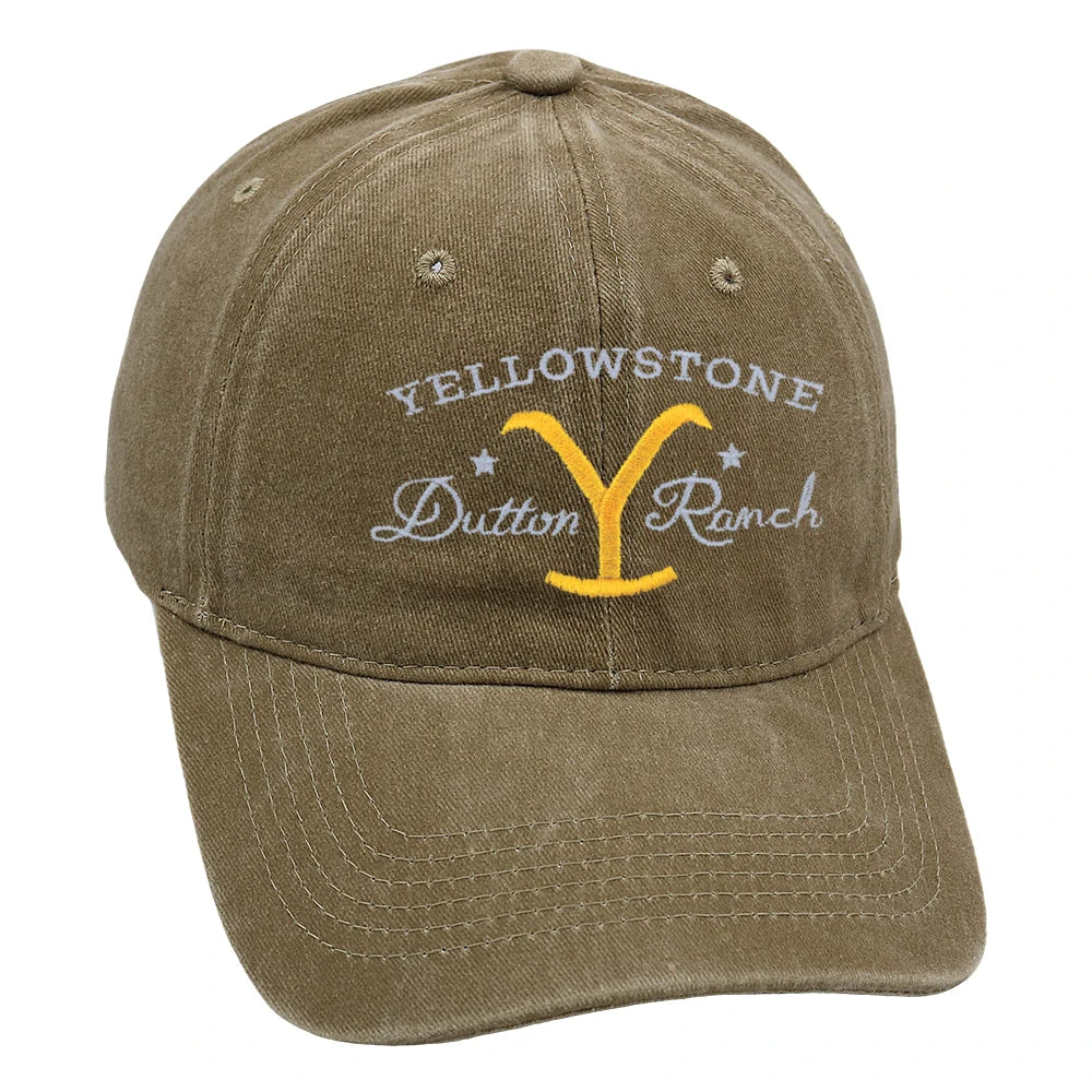 Yellowstone Dutton Ranch Baseball Cap Embroidery Cowgirl Dad Hat Men Summer Casual Farm Hat Unisex