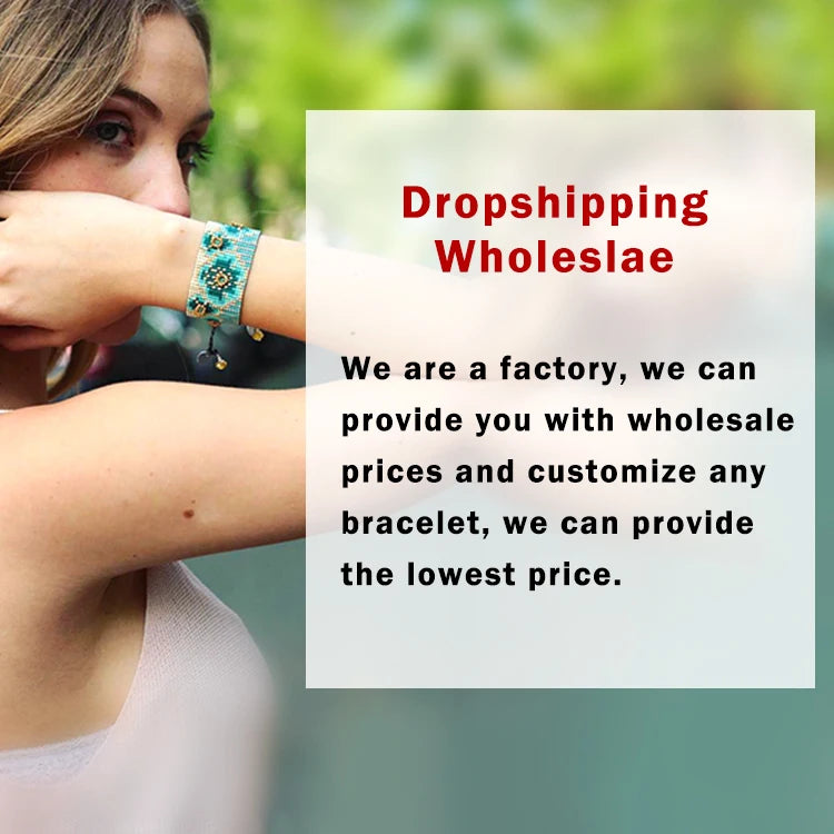 Go2boho Bohemian Glass Bead Bracelets For Women Tiny Seed Beaded Minimalist Handmade Adjustable Lucky Jewelry Christmas Gifts