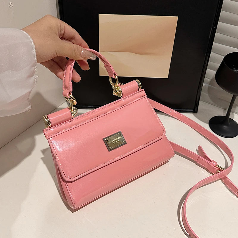 Fashionable Ladies Handbag Luxury Brand Designer Leather Shoulder Bag Elegant Crossbody Daily Use