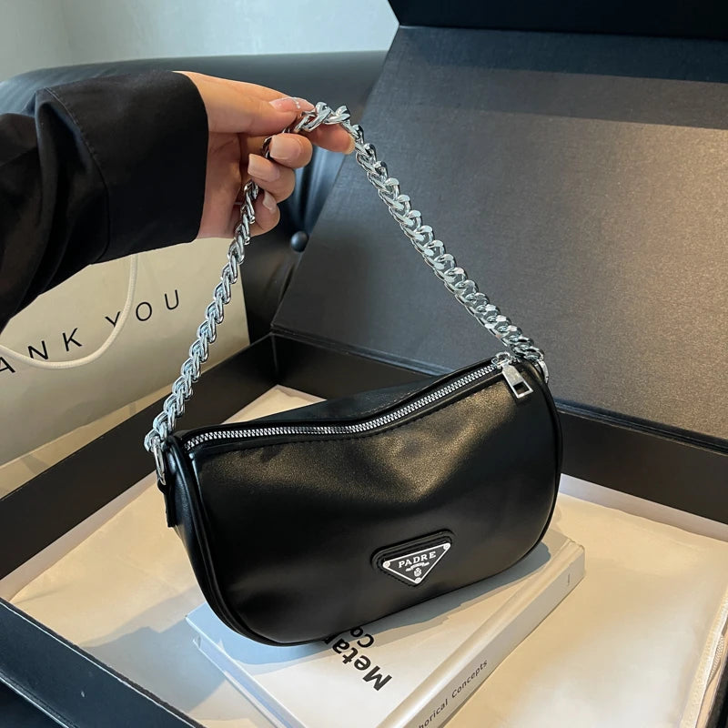 Famous Designer Ladies Shoulder Bag Leather Crossbody Handbag Women Messenger Tote Luxury Brand Classic Elegant Fashionable