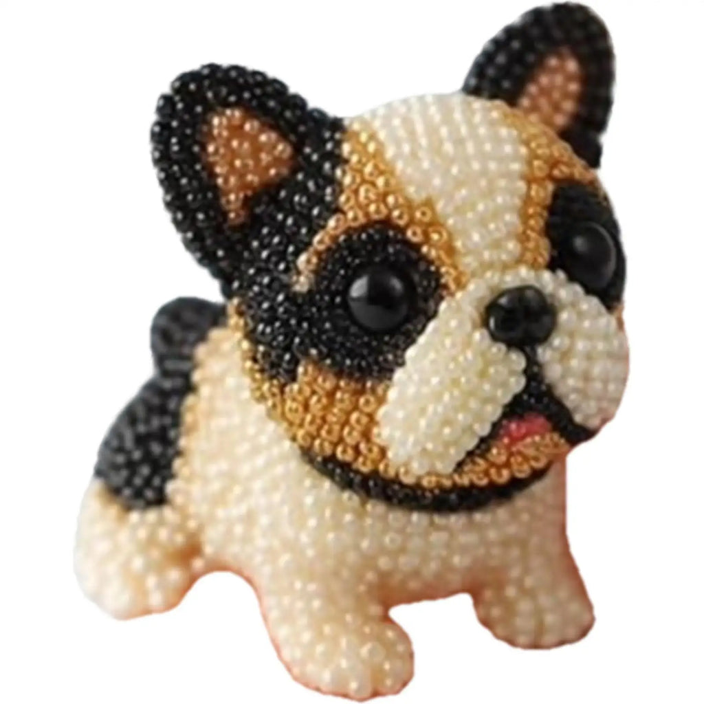 3D Animals Bead Craft Kit 3D Animal Dog Shape Bead Embroidery Set for Crafting Enthusiasts Girls Women Teens Adults DIY Gifts