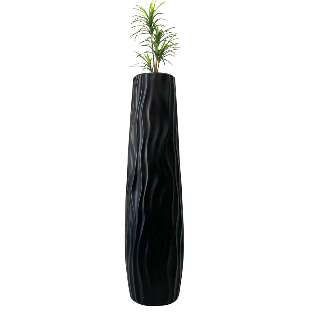 Tall Vases for Floor Textured Standing Decoration