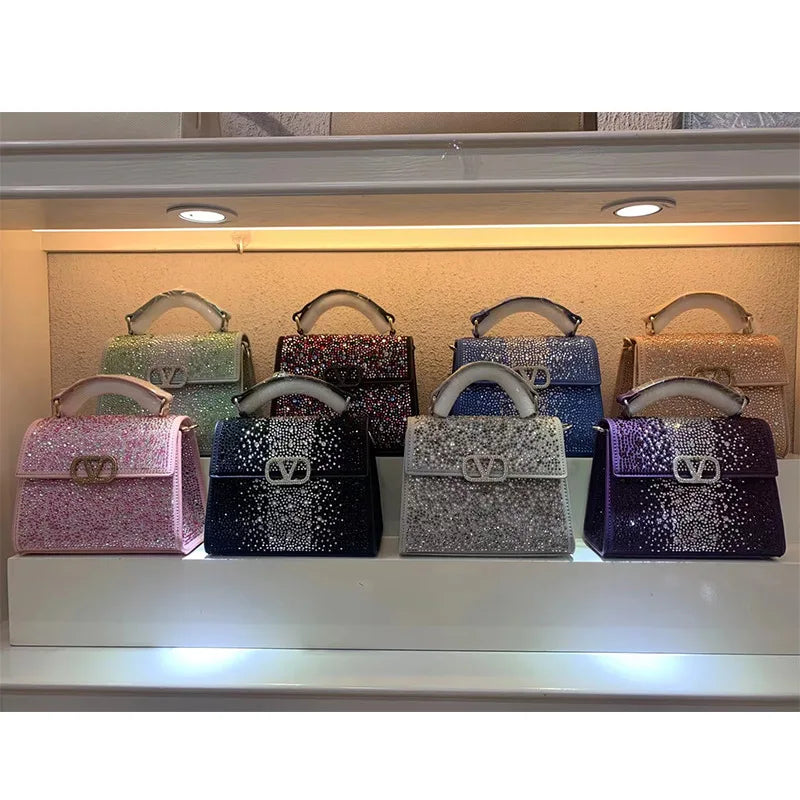 High-End Luxury Brand Women's Leather Crossbody Bag Famous Designer Popular Classic Collection Ladies