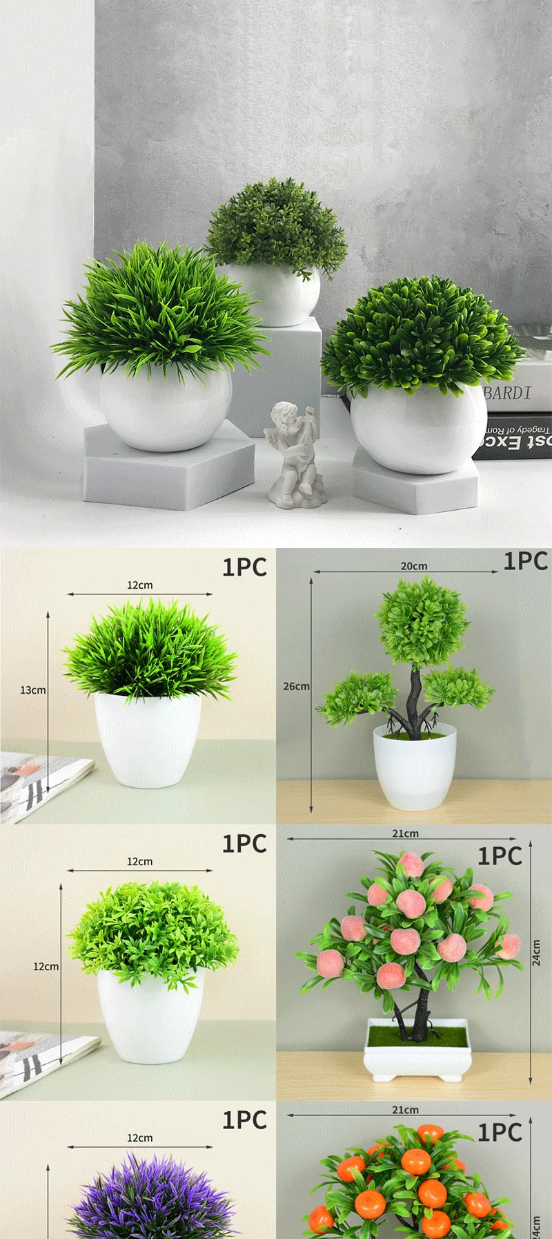 Artificial Plant Pot Household Tabletop Ornaments Simulation