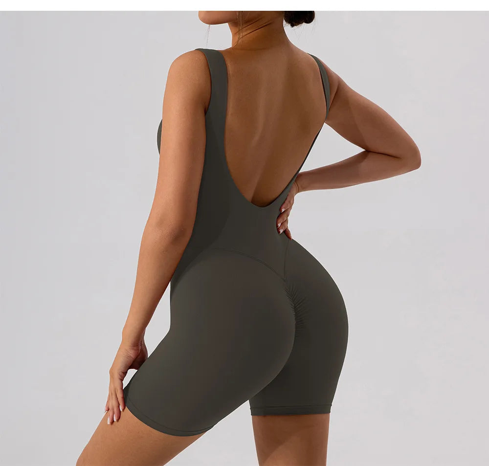 Yoga Jumpsuit Fitness Sports Overalls Gym Clothing Set Yoga Wear Pilates Workout Clothes for Women Outfit push-up Activewear