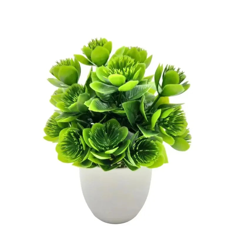 1PC Artificial Plant with Plastic Pot
