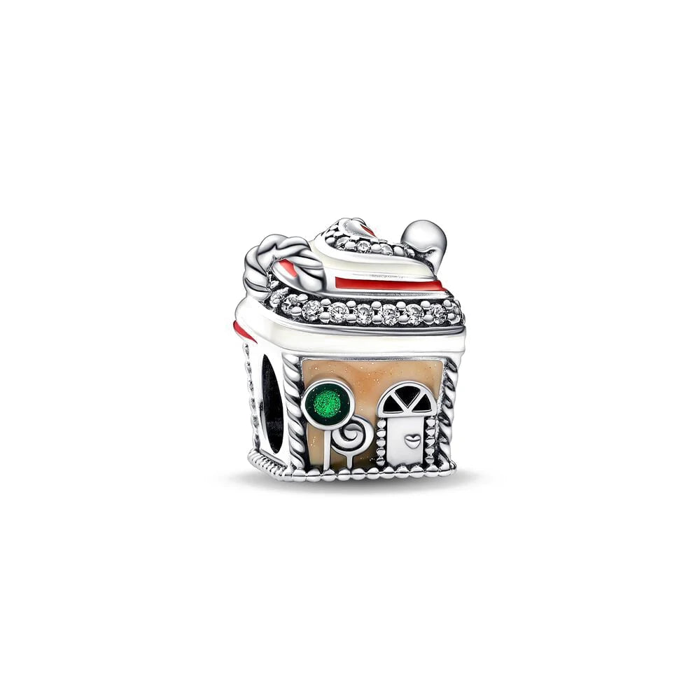 925 Sterling Silver House Star Moon Colorful Heart Pendans Beads Diy Fit Original Pendant Charm Bracelet Necklace Women Jewelry