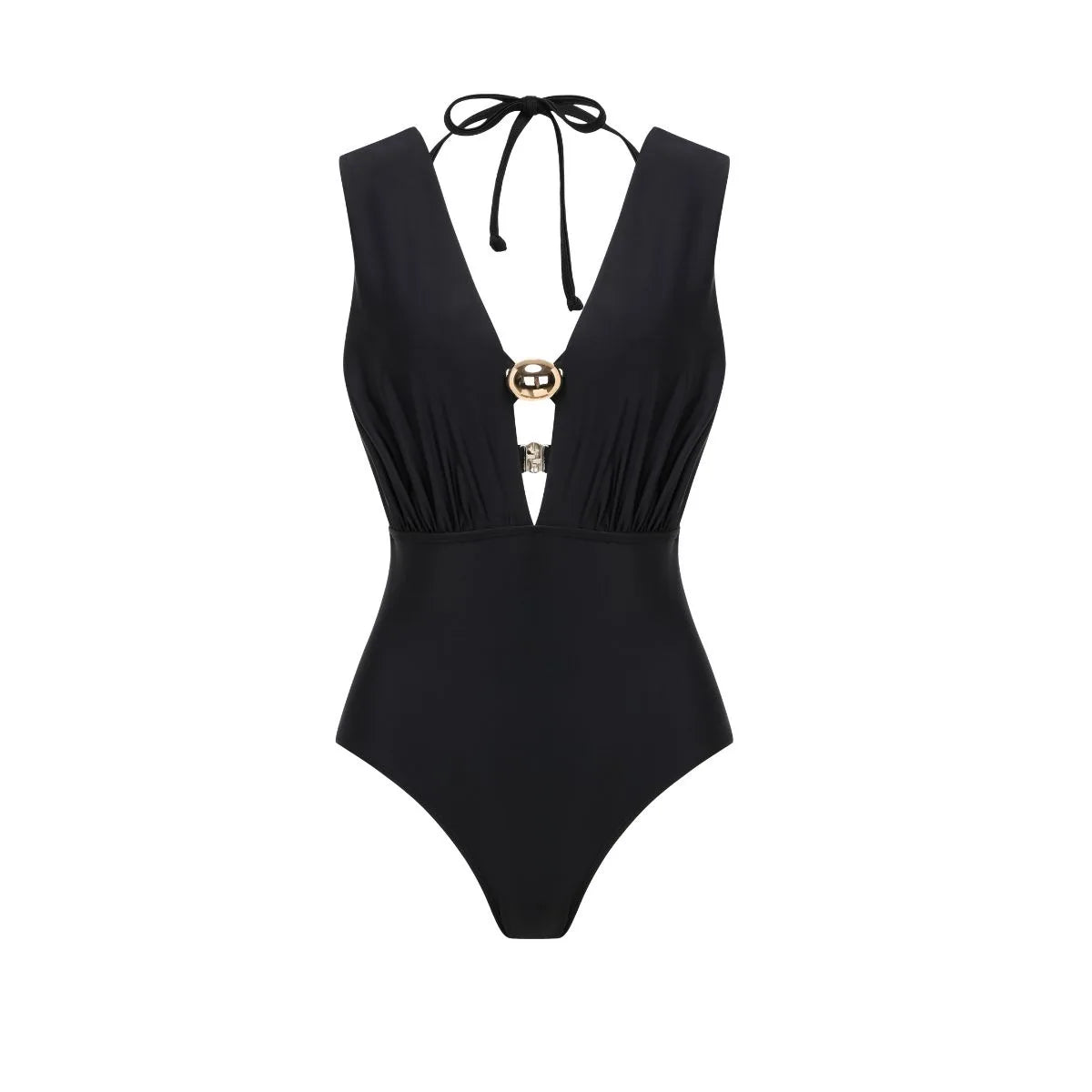 Women's Swimsuit 2-in-1 One-Piece Bathing Suit Elegant Tummy Control Monokini Deep V Neck Beachwear Sexy Resort Swimwear