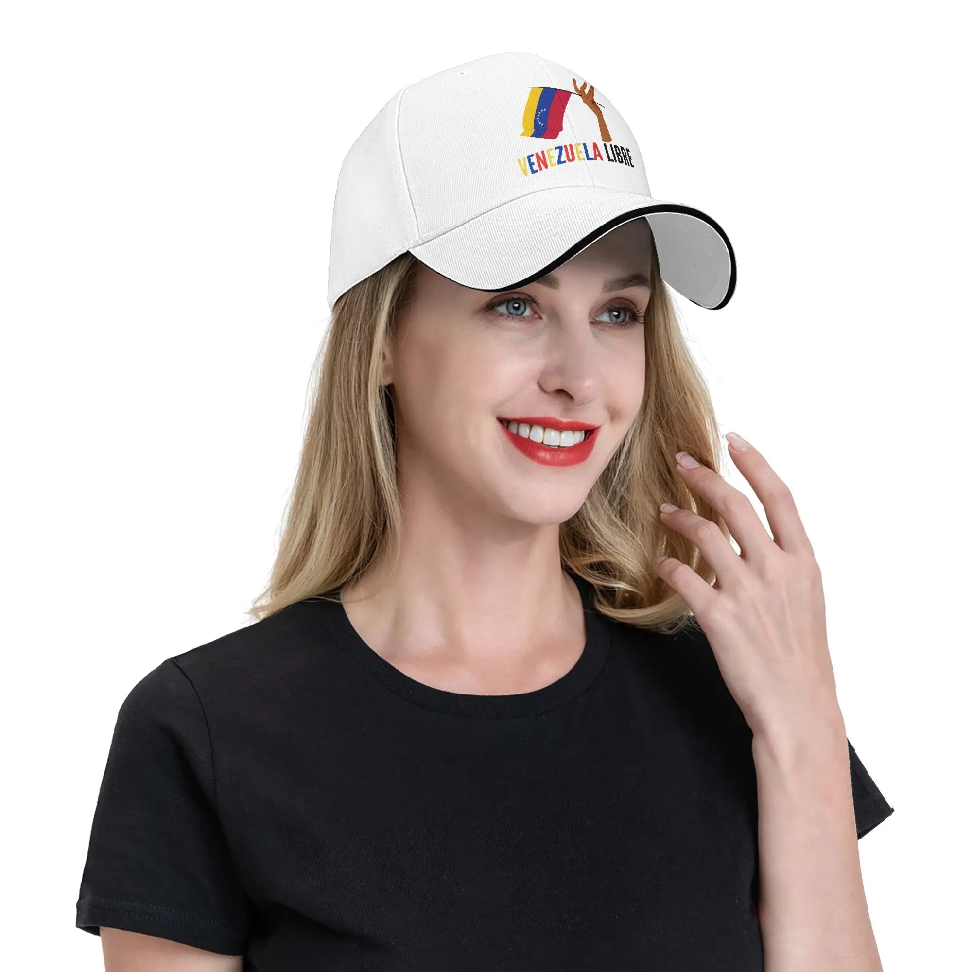 Venezuela libre  Outfits Unisex Baseball Cap  Trucker Hat Unique Design Formal Headwear Adjustable Sun Cap