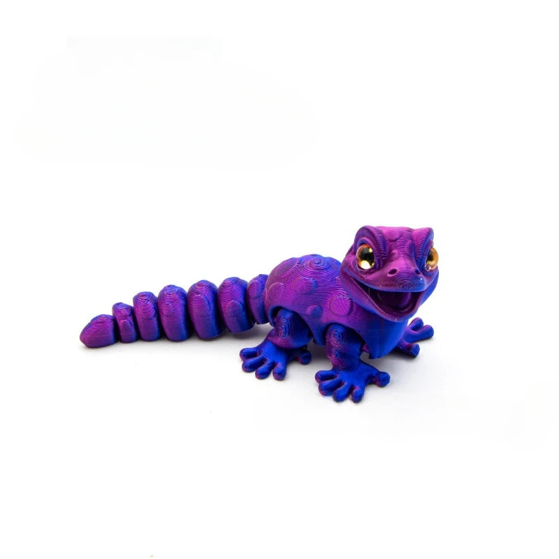 3D Printed Animals Toy Multi-joint Movable Dinosaur Snake Fidget Toy Adults Autism Stress Relief Toys Desktable Decor Kids Gift