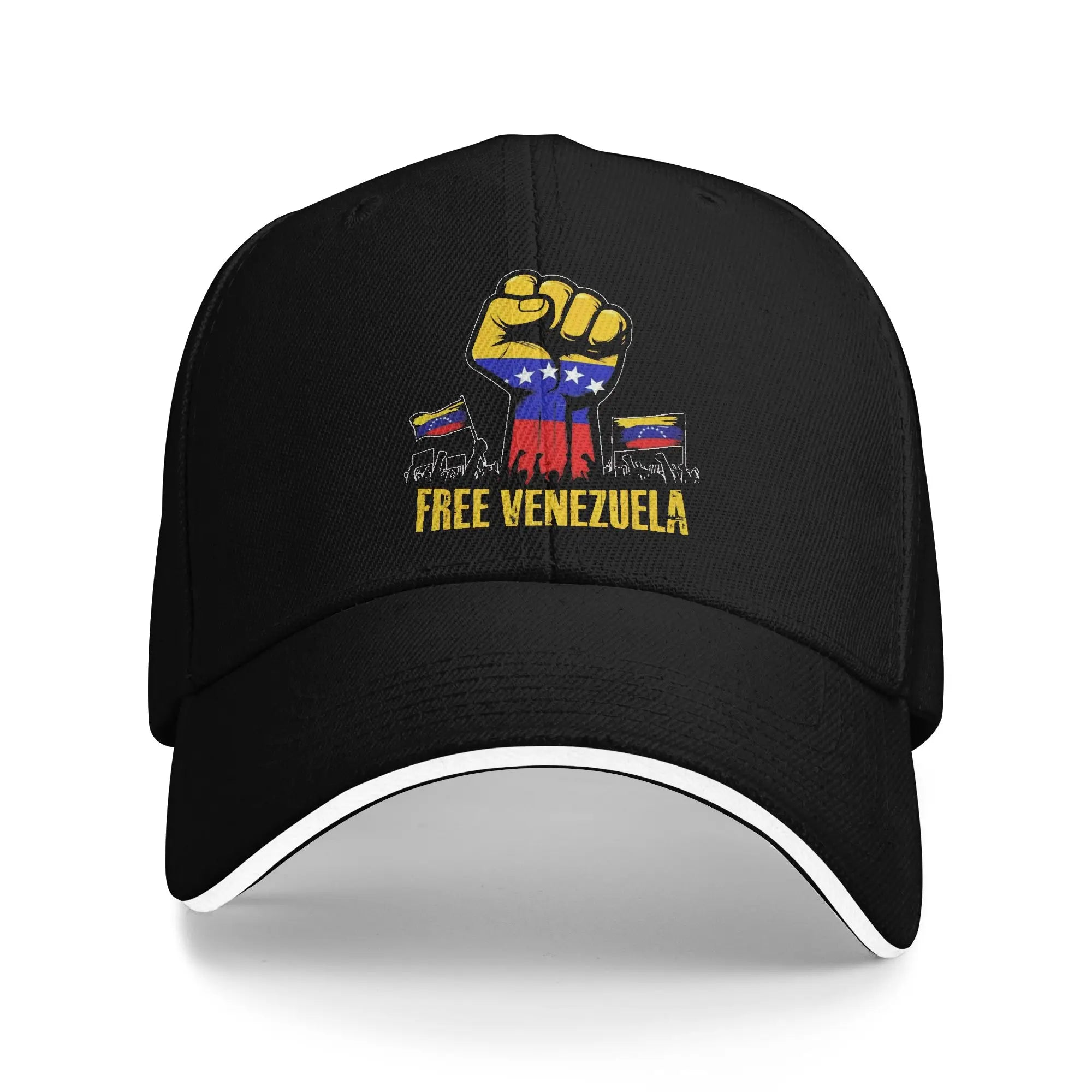 Venezuela libre  Outfits Unisex Baseball Cap  Trucker Hat Unique Design Formal Headwear Adjustable Sun Cap