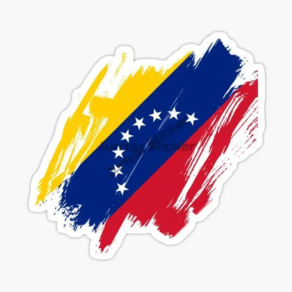 VENEZUELA Map Flag Car Sticker Quality Waterproof Vinyl Self-adhesive Car Sticker Car Accessories Decor Decals
