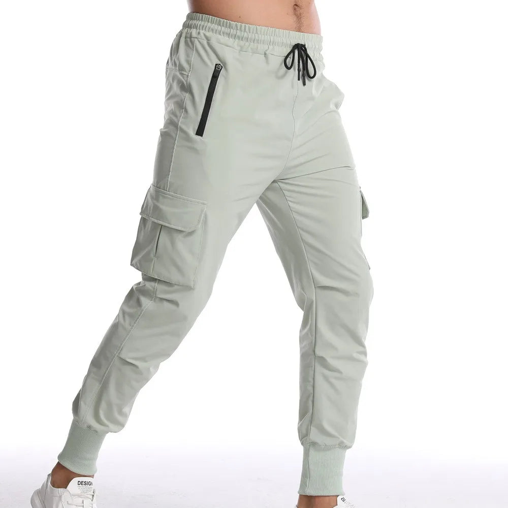 Man Pants Summer Casual Loose Trousers New In Men Clothing Fitness Sport Jogging Tracksuits  Drawstring  Sweatpants  Pants