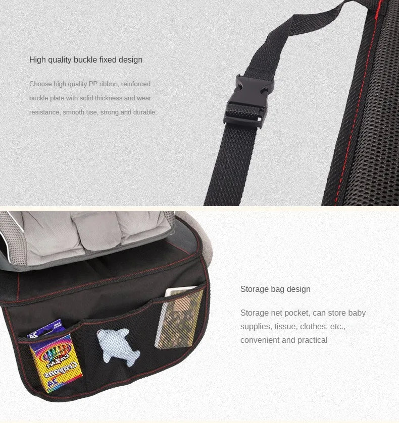 Car Seat Cover Protector For Child Universal Safety Rear Seat Pad ISOFIX Protection Mat Kids Baby Blanket Cushion Accessories