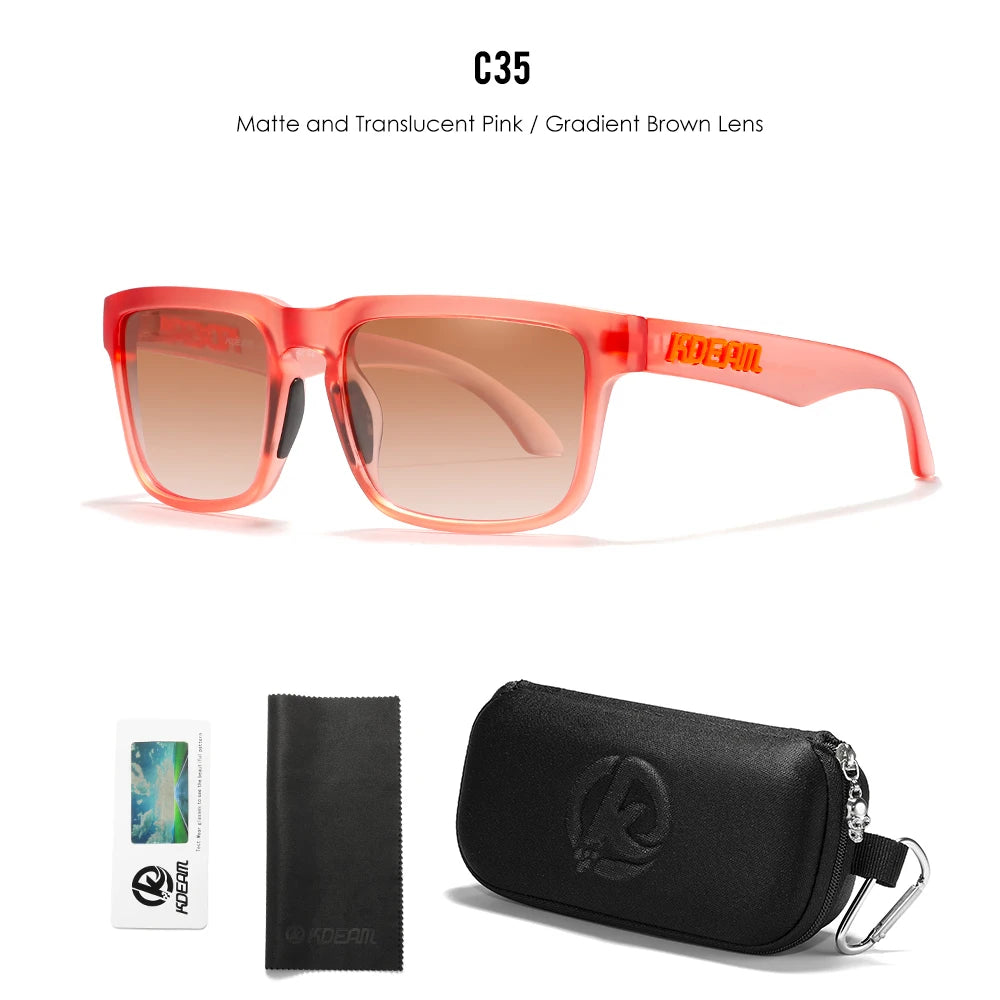 KDEAM Men's Square Sunglasses