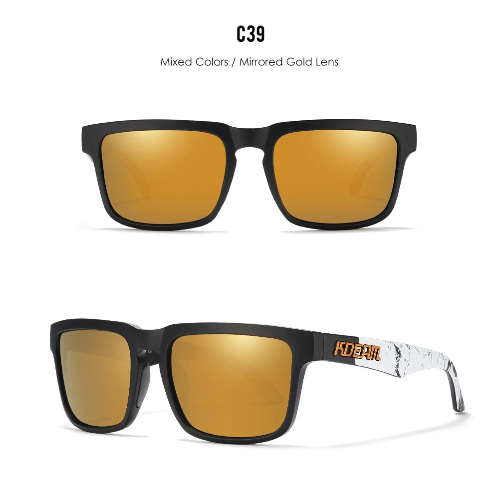 KDEAM Men's Square Sunglasses