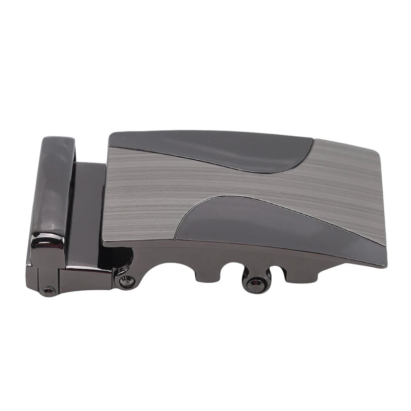 Men's Alloy Automatic Belt Buckle High Quality Black Metal Buckle Men's Business Casual Width  Casual Metal Belt Buckle Heads