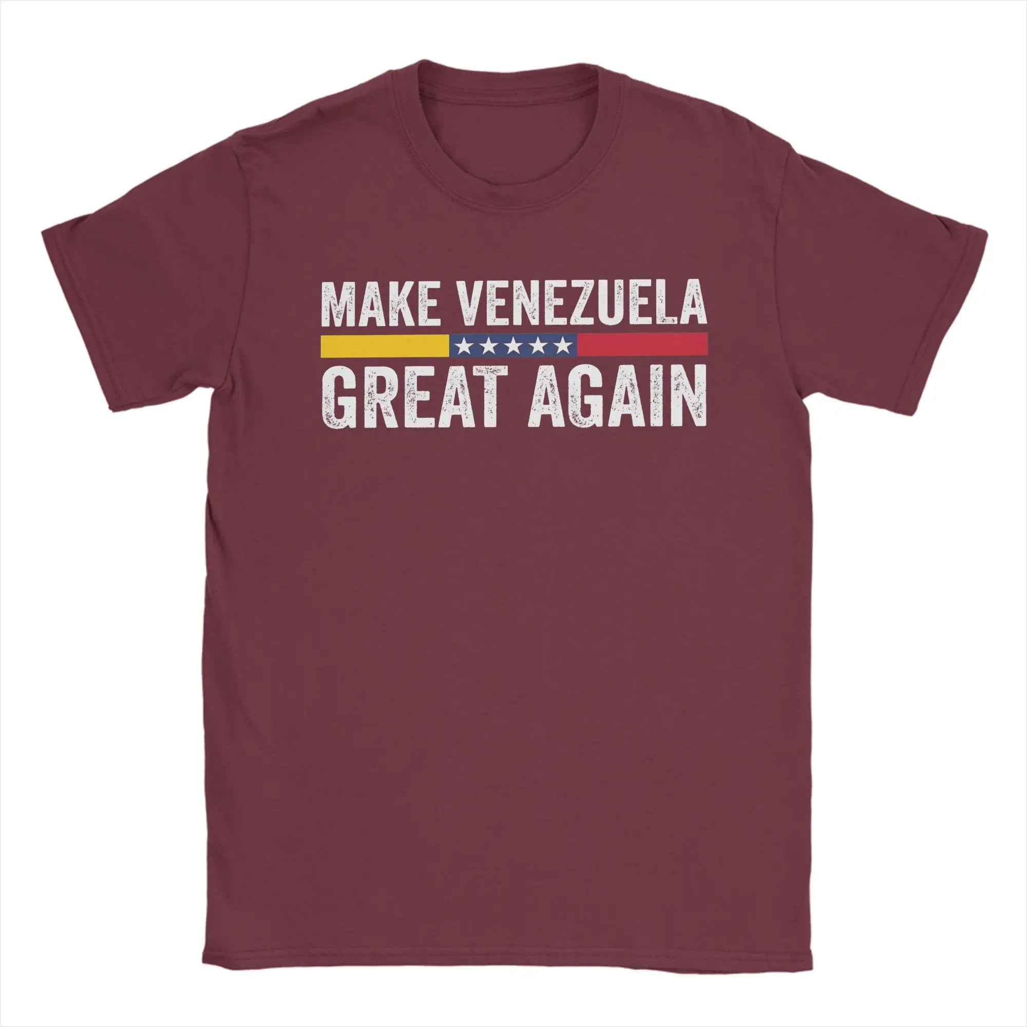 Make Venezuela Great Again T-Shirt Venezuelan Leisure T-Shirts Short-Sleeved Y2K Funny Tshirt Summer 100 Cotton O-Neck Clothing