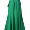 Irregular Clipping Bandage Falbala Solid Color Split-Side Long Skirts Skirts Bottoms