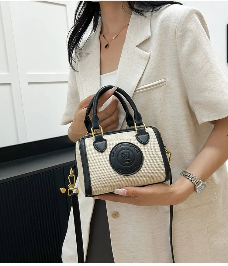 Famous Designer Leather Women's Tote Bag Luxury Brand Popular Classic Fine Craftsmanship Elegant Vintage Commuter Bag