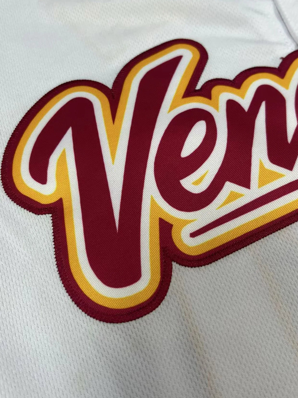 Men's Breathable Baseball Jersey V-Neck Short Sleeve "Venezuela" Embroidery, Breathable Loose Fit Baseball Shirt for Casual Wear